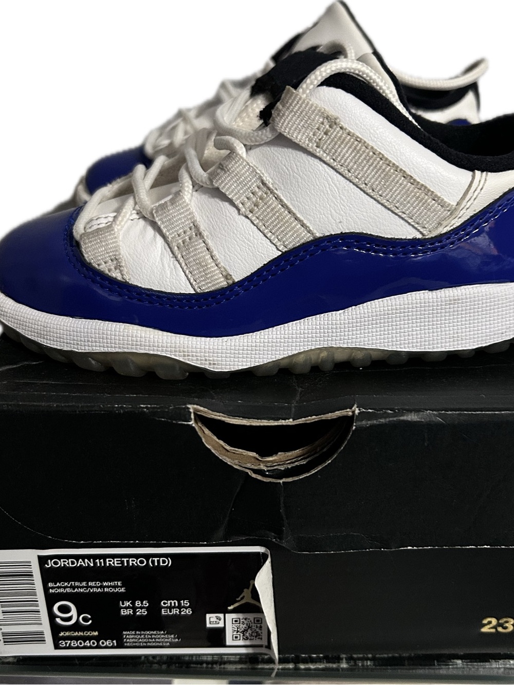 Jordan 11 Retro (TD) Kids Low Top - Picture 3 of 4